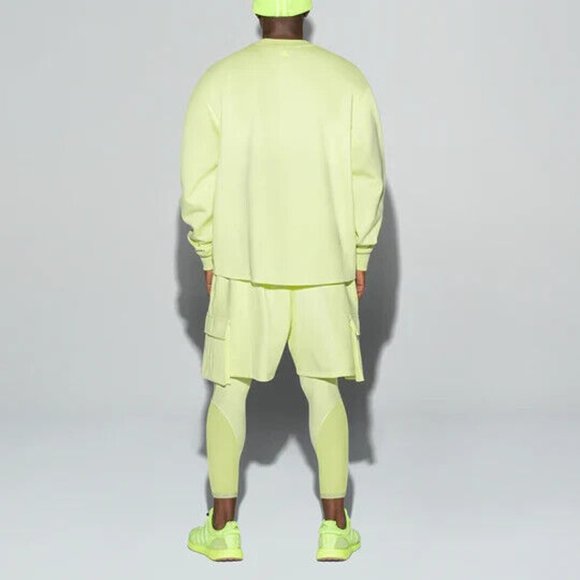 Adidas ALL GENDER Ivy Park Yellow Tint 4ALL Crew Sweatshirt Size 3xl H25162 - Picture 2 of 5